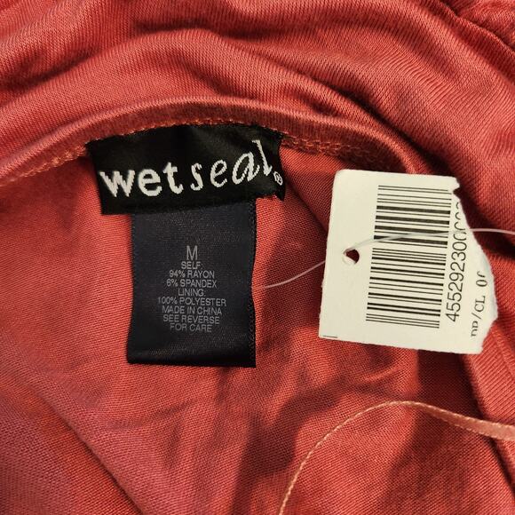 New Vtg Y2K Wet Seal Tank Top Sz Medium Halter Beaded Fairy WhimsiGoth Babydoll - Picture 9 of 10